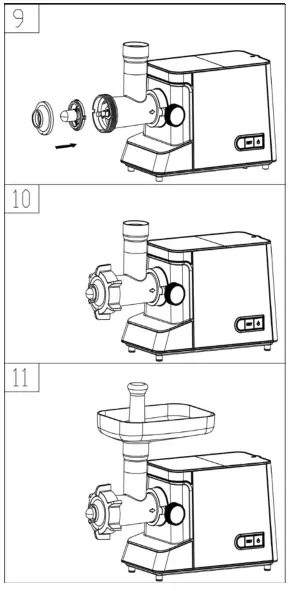 Adexa MGW 180 Meat Grinder - ASSEMBLING2
