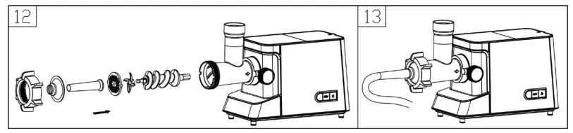 Adexa MGW 180 Meat Grinder - ASSEMBLING3