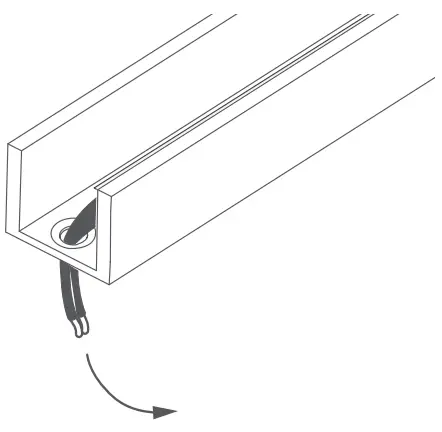 Adhering and connecting LED strips