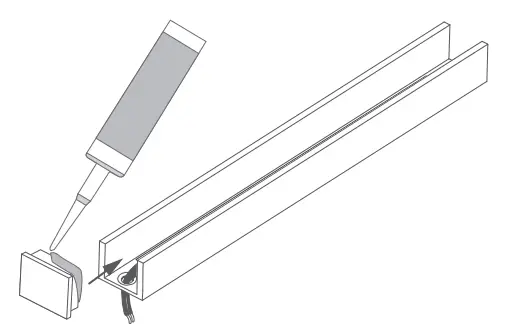 Attaching covers and end caps
