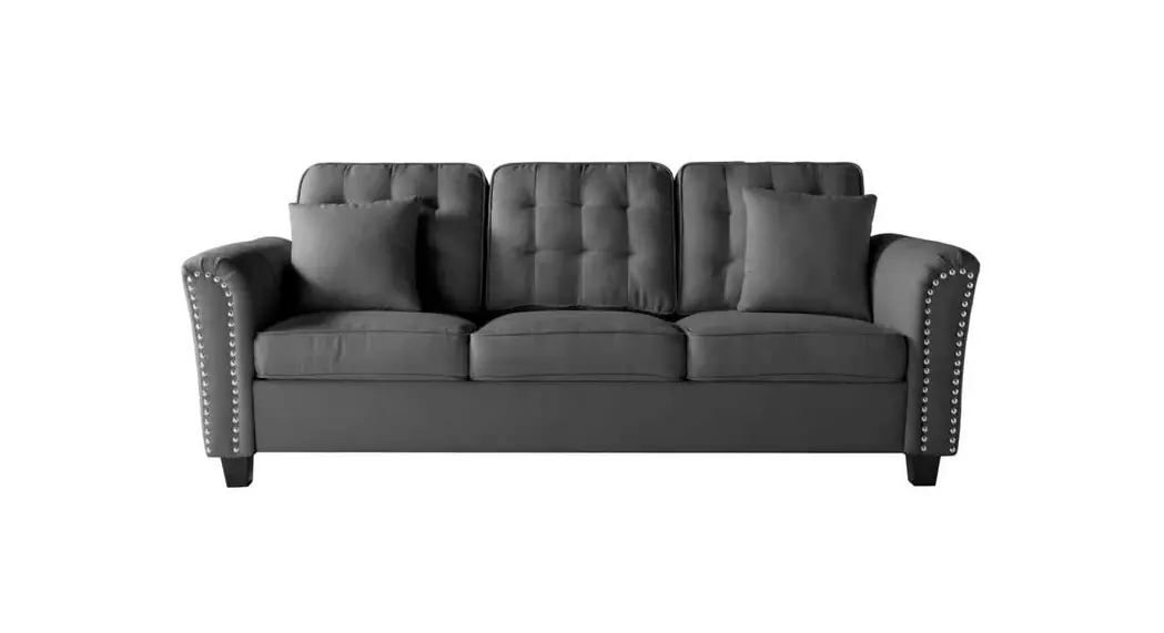 Zachvo 8191 Flared Arm Sofa Polyester Straight 3-seater Sofa Instruction Manual
