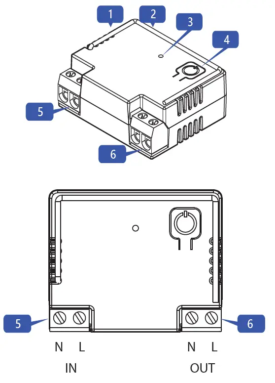 U-PROX X12971 Wireless Relay AC Module 1