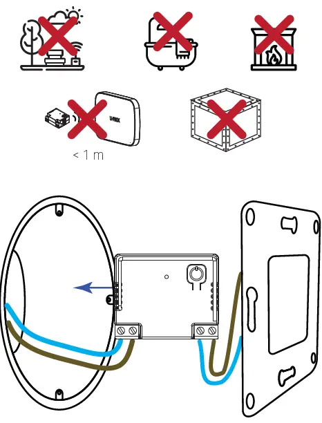 U-PROX X12971 Wireless Relay AC Module 6
