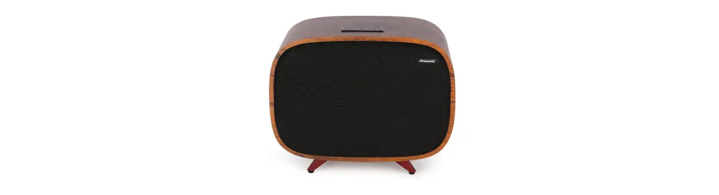 Sensemild Retro Bluetooth Speaker, Bass Enhanced Technology, 60w Wood Home Audio Complete Features Sensemild Retro Bluetooth Speaker, Bass Enhanced Technology, 60w Wood Home Audio Complete Features