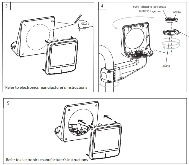 SCANSTRUT SPR-1u-AM Uncut Instrument Arm Mount Helm Pod-fig4