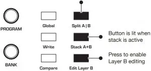 Split and Stack button