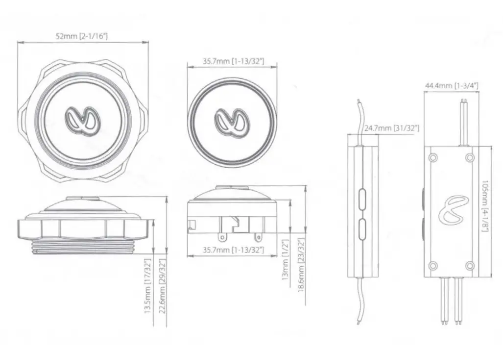 Infinity 108K693C Kappa 693C 6x9 Inch Component System FIG 2