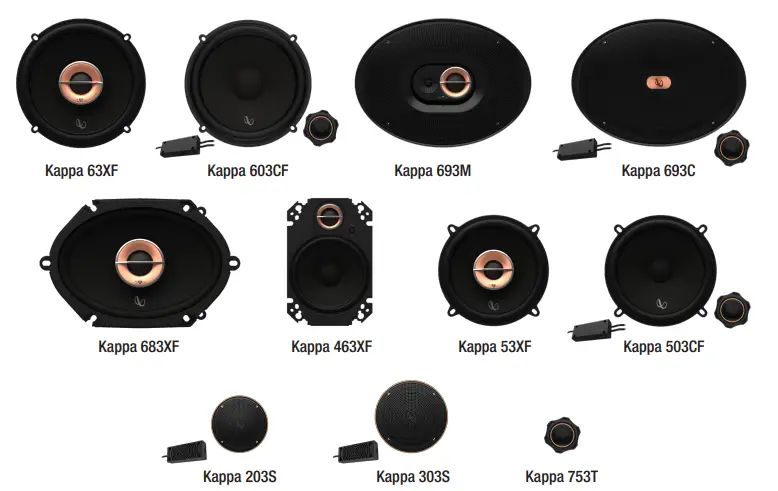 Infinity 108K693C Kappa 693C 6x9 Inch Component System FIG 8