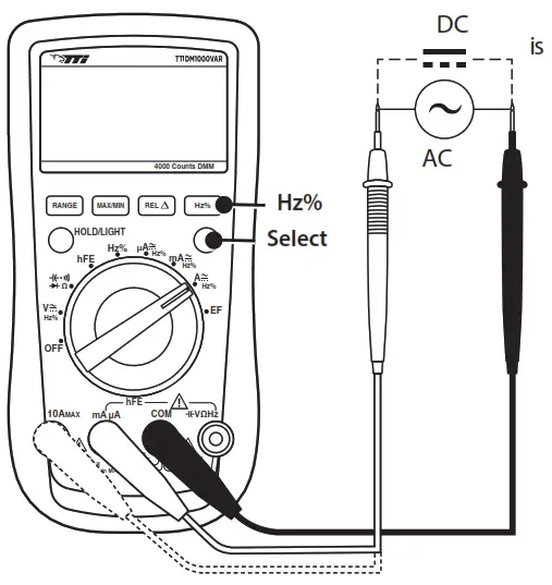 TTIDM1000VAR Auto-Ranging Multimeter - 4
