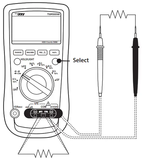 TTIDM1000VAR Auto-Ranging Multimeter - 5