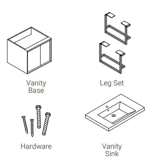Swiss Madison 24 Inch Cannes Bathroom Vanity fig 2