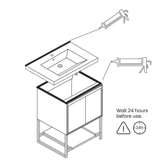 Swiss Madison 24 Inch Cannes Bathroom Vanity fig 6