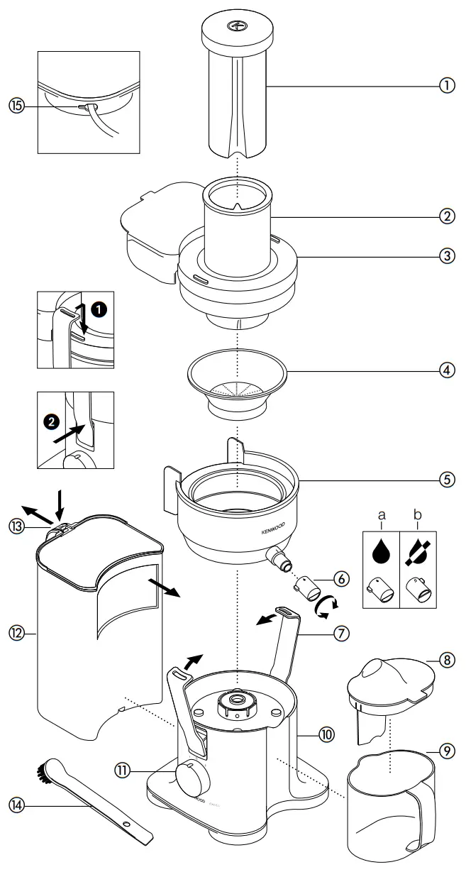 KENWOOD JE850 Juicer - fig 1