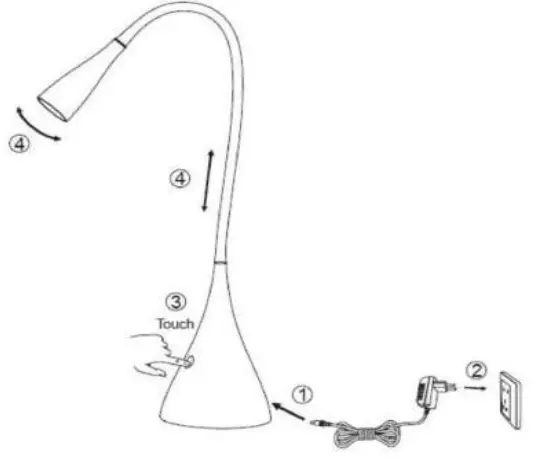 LUCIDE 18656 ZOZY Desk Lamp 5