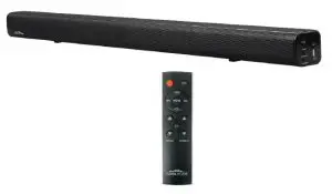 AMPLITUDE AMP37 Slim, Powerful 2.0 Channel Bluetooth Soundbar