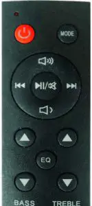 FIG 2 AMPLITUDE AMP37 Slim, Powerful 2.0 Channel Bluetooth Soundbar