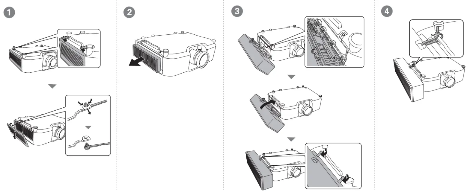 EPSON ELPAF63 External Projector Air Filter - 1