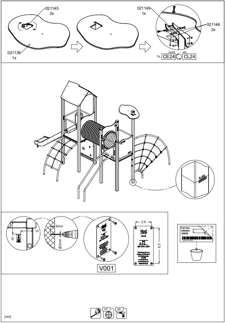 vinci play 0204 Kids Playground Equipment - Fig 13
