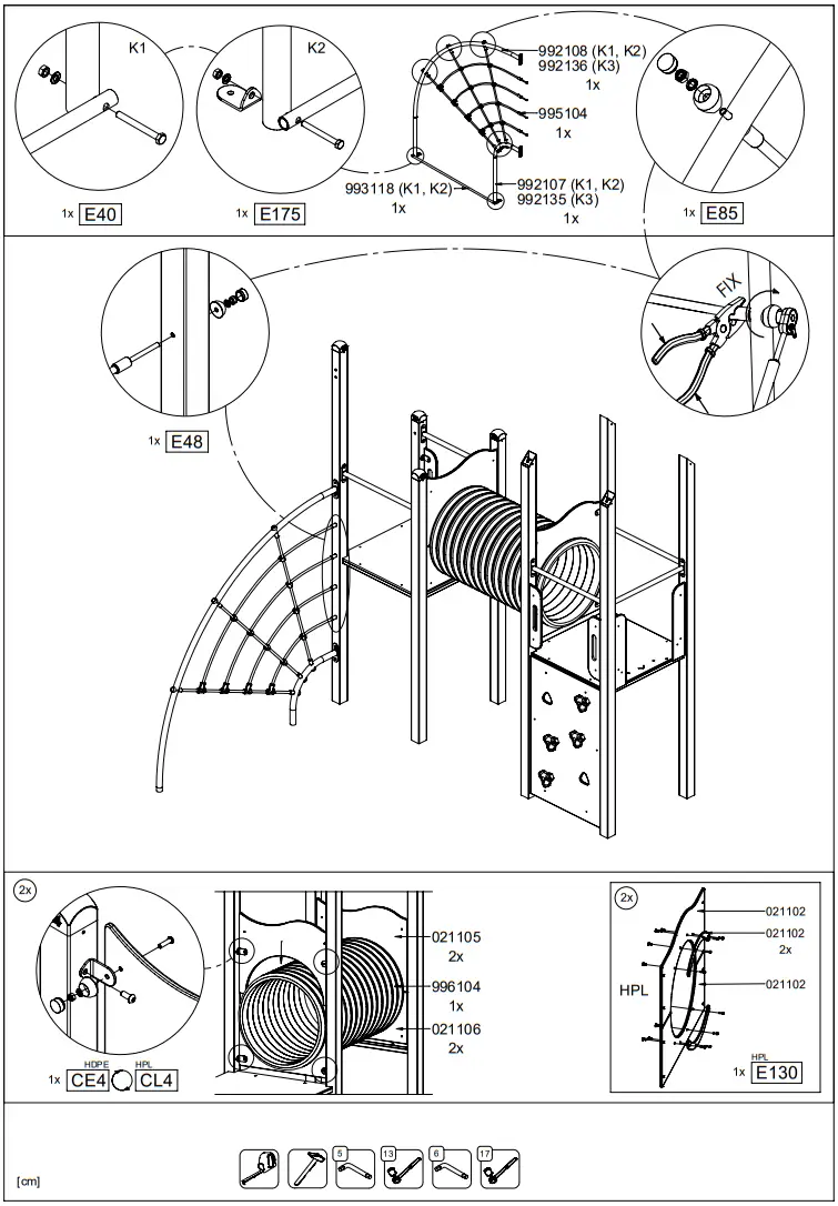 vinci play 0204 Kids Playground Equipment - Fig 9