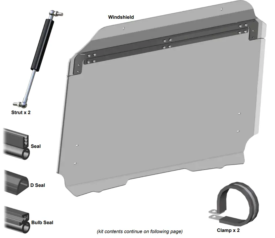 SUPERATV Polaris RZR Pro R Flip Windshield - fig 1