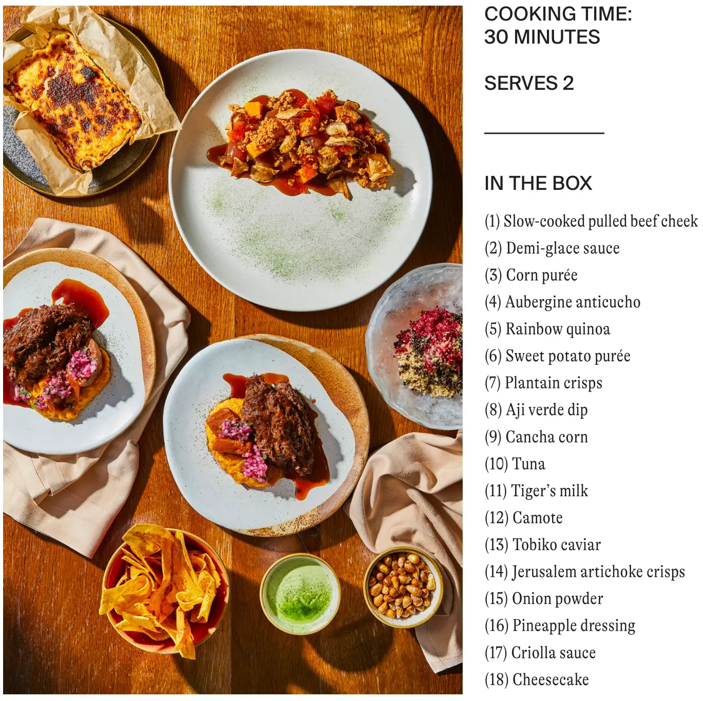 DISHPATCH LIMA Beef Cheek & Aubergine Anticucho - BEEF CHEEK and AUBERGINE ANTICUCHO