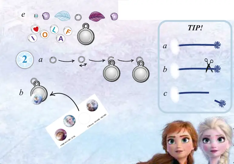 Totum Disney Frozen Make 4 Letter Bracelets fig 2