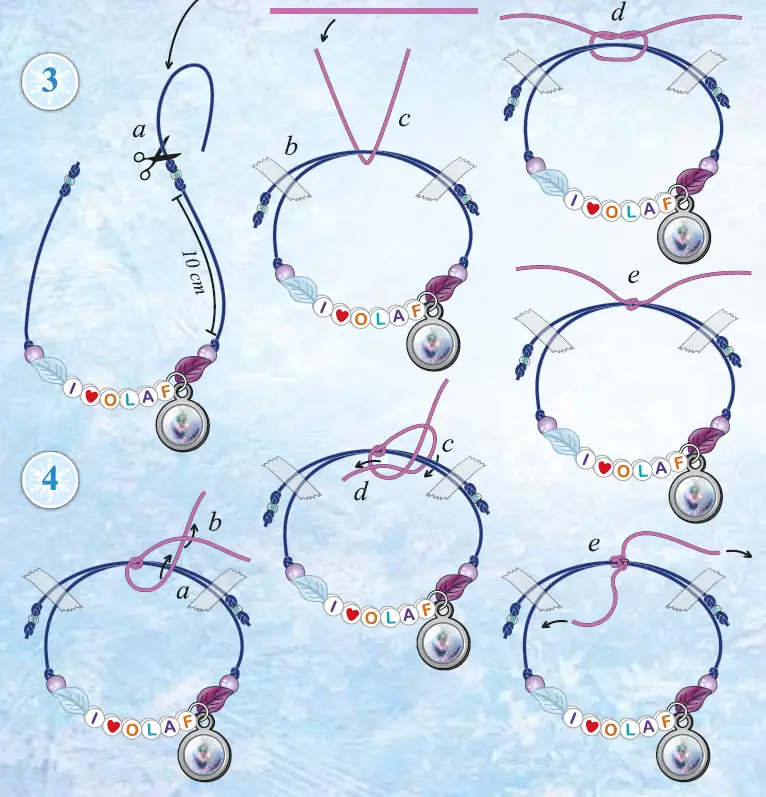 Totum Disney Frozen Make 4 Letter Bracelets fig 3