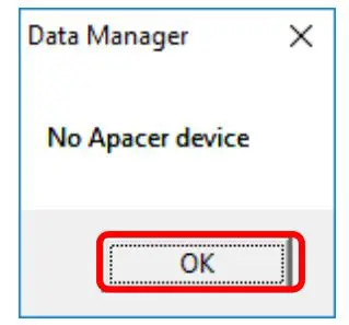 Apacer AC633 Military-Grade Shockproof Portable Hard Drive - No device detected