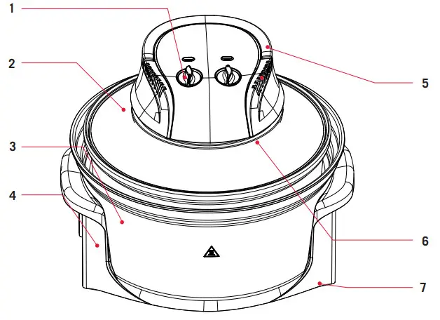 Sunbeam COP3000WH NUTRIOVEN Convection Oven - Figure 1