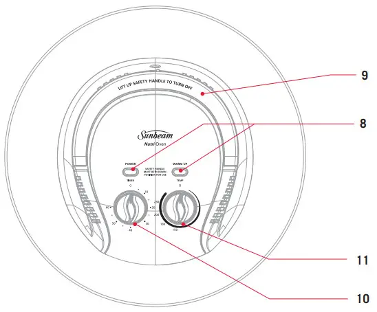 Sunbeam COP3000WH NUTRIOVEN Convection Oven - Figure 2