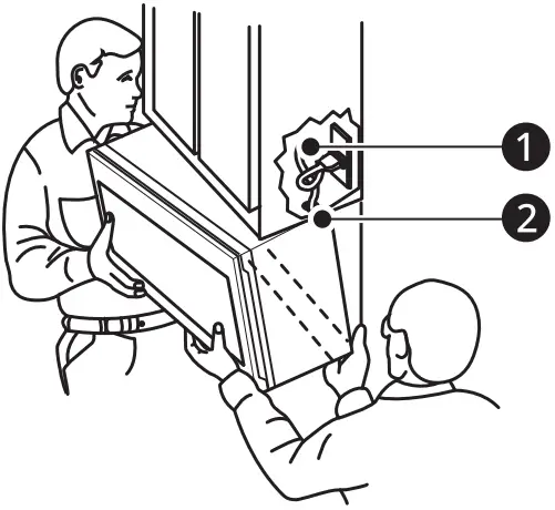 Attach the Oven to the Wall