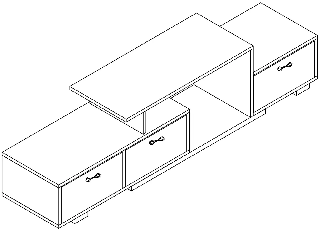 Jianda Cx824cs-bk 63.00 Inch Black Tv Stand Instruction Manual Jianda Cx824cs-bk 63.00 Inch Black Tv Stand Instruction Manual