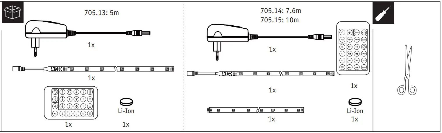 Paulmann 705.13 SimpLED Motion LED Strip Light - Figure 2
