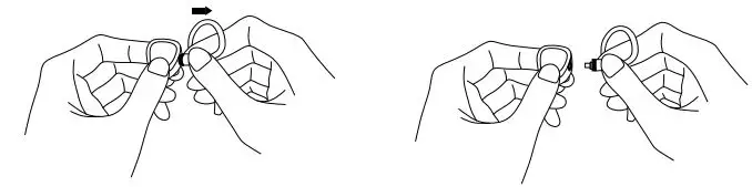 FiiO Earphones Instructions - When removing the earphone cable hold the cable connector and the earphone unit tight with your fingers