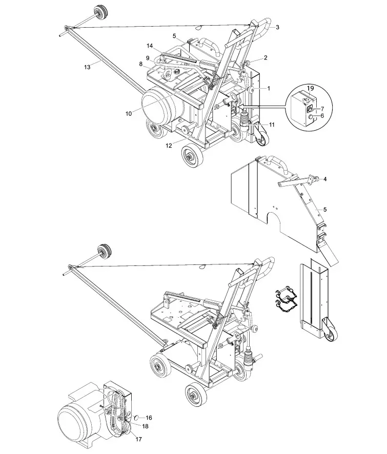 TYROLIT FSE811 Flat Saw - Figure 1