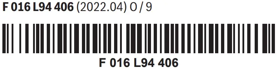 BOSCH Fontus 18V Pressure Cleaner Gen - BAR Code