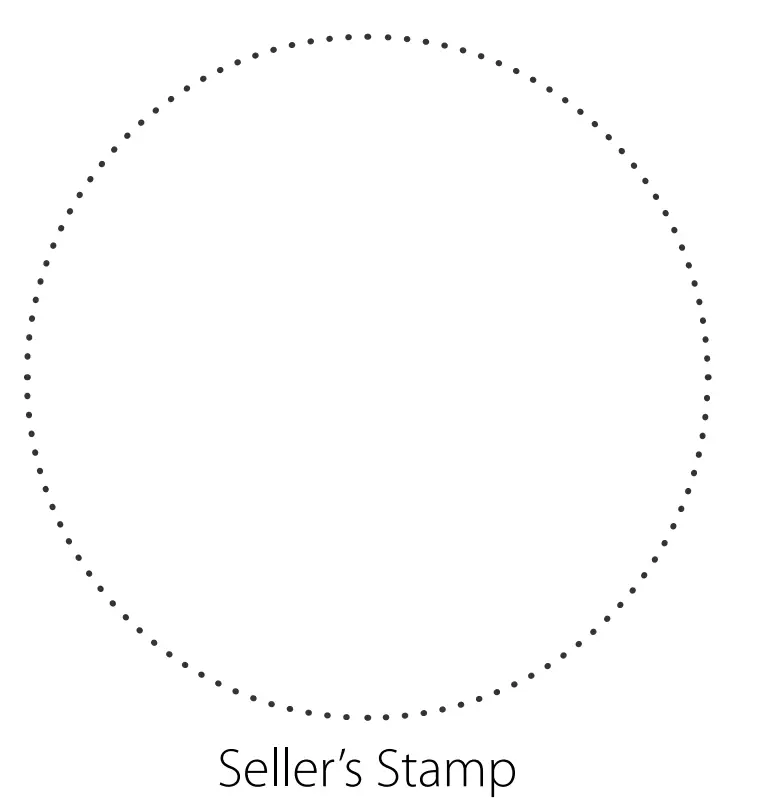 Seller’s Stamp