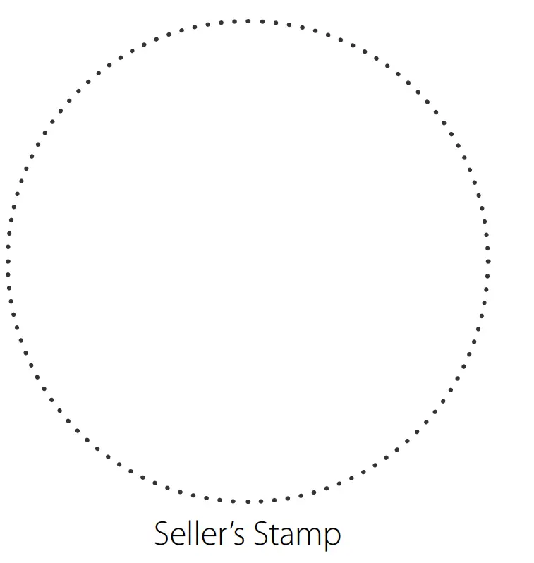 Seller’s Stamp