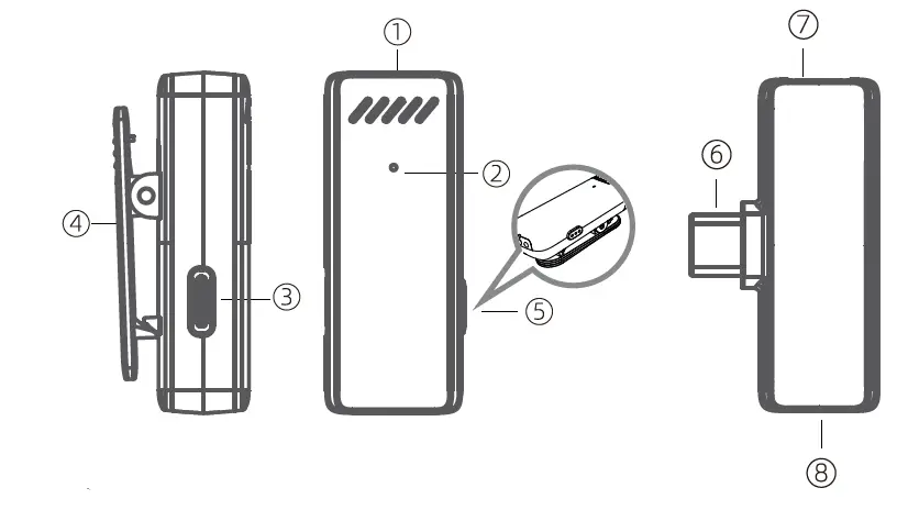 Shenzhen-Longxiang-Intelligent-Technology-WXM33-Wireless-Microphone-FIG 1