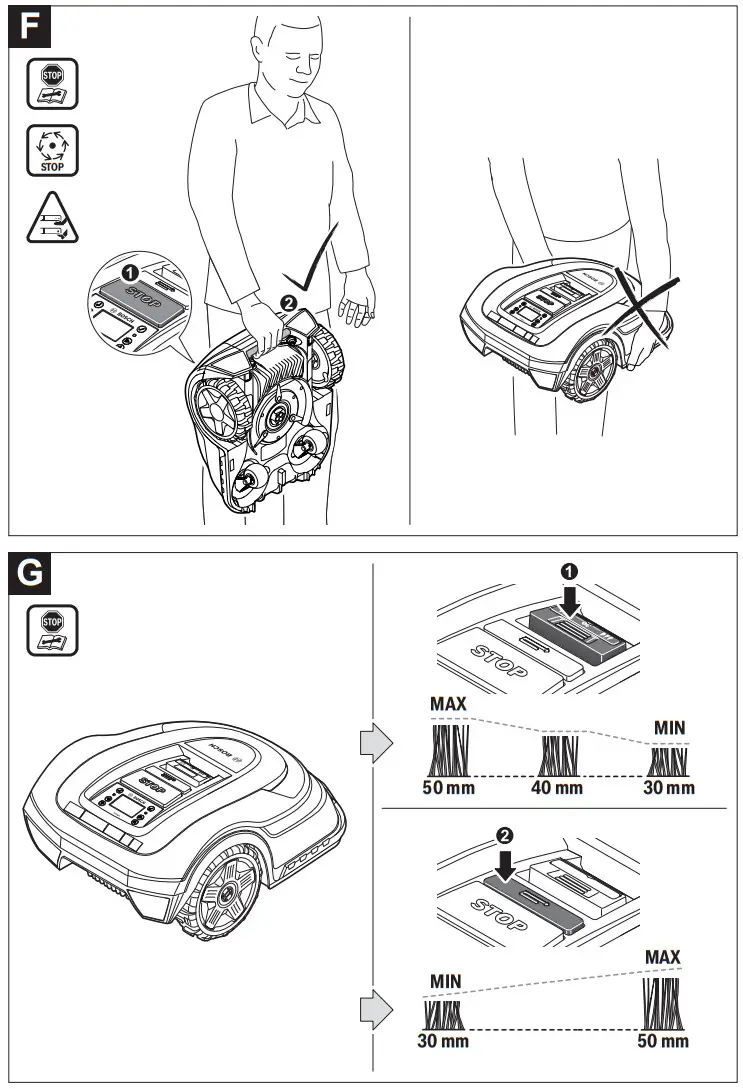 BOSCH Indego XS 300 Robot Lawn Mower - fig 5