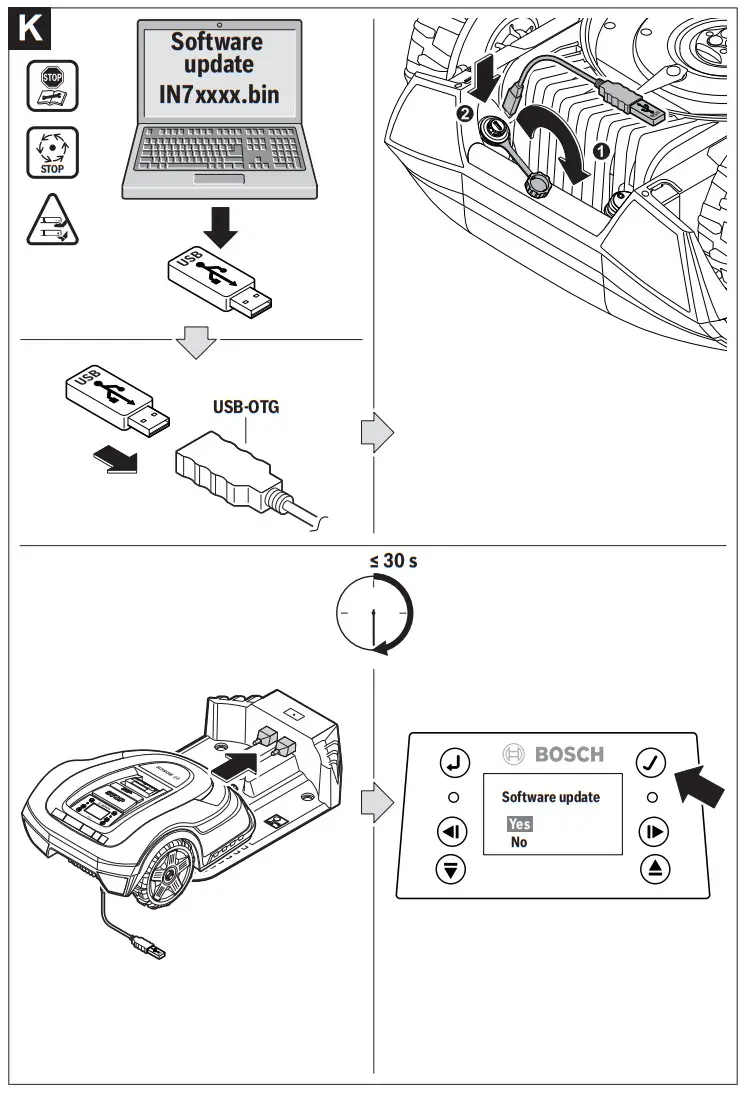 BOSCH Indego XS 300 Robot Lawn Mower - fig 8