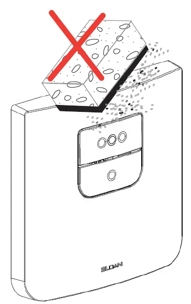 SLOAN-TRF-8900-CP-Truflush-Electronic-Dual-Flush-Wall-Plate-FIG-10