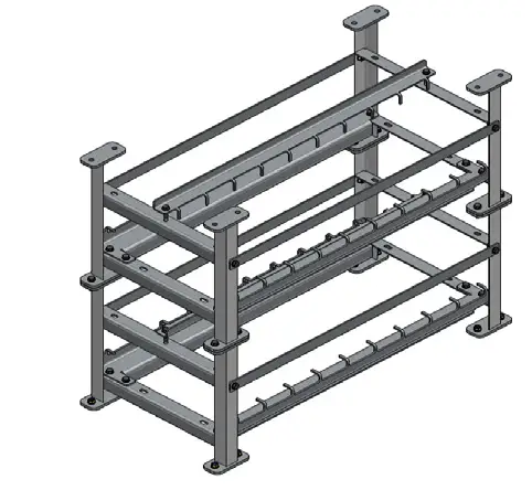 VALEN BR FTSEIS1009 110v Front Terminal Seismic Rack - BATTERY RACKING 2