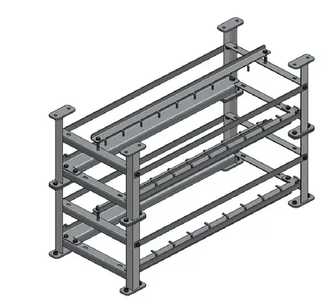 VALEN BR FTSEIS1009 110v Front Terminal Seismic Rack - BATTERY RACKING 3