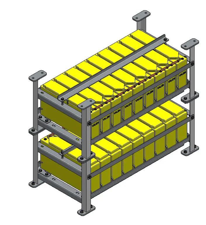 VALEN BR FTSEIS1009 110v Front Terminal Seismic Rack - BR FTSEIS155