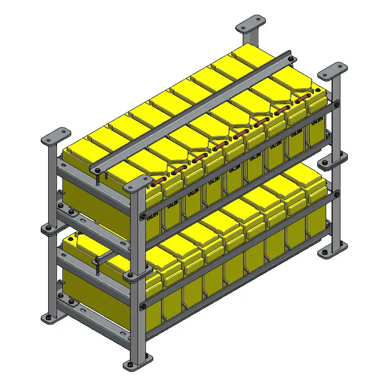 VALEN BR FTSEIS1009 110v Front Terminal Seismic Rack - BR FTSEIS190