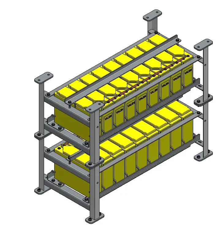 VALEN BR FTSEIS1009 110v Front Terminal Seismic Rack - Cover