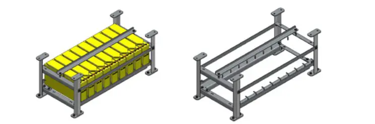 VALEN BR FTSEIS1009 110v Front Terminal Seismic Rack - DIMENSIONS 5