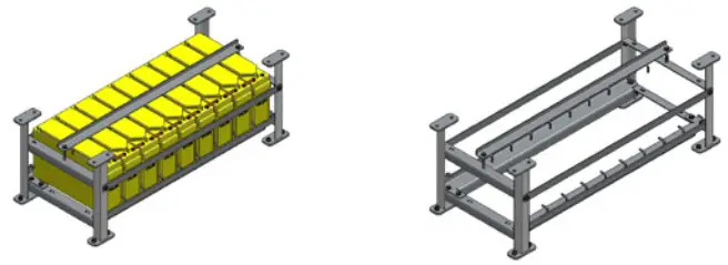 VALEN BR FTSEIS1009 110v Front Terminal Seismic Rack - DIMENSIONS 8