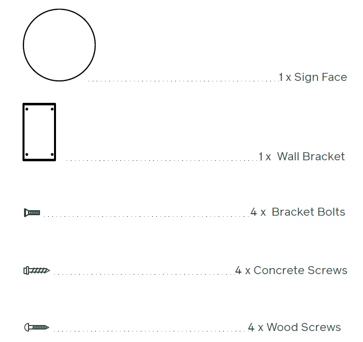GEORGE-WILLY-Round-Wall-Sign-fig-1